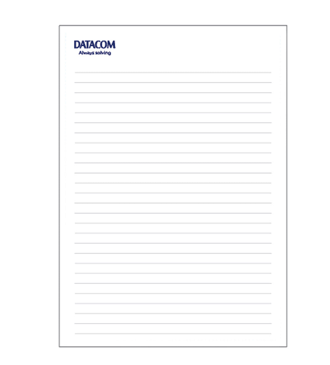 Datacom A6 Note Pad – 50 Leaves