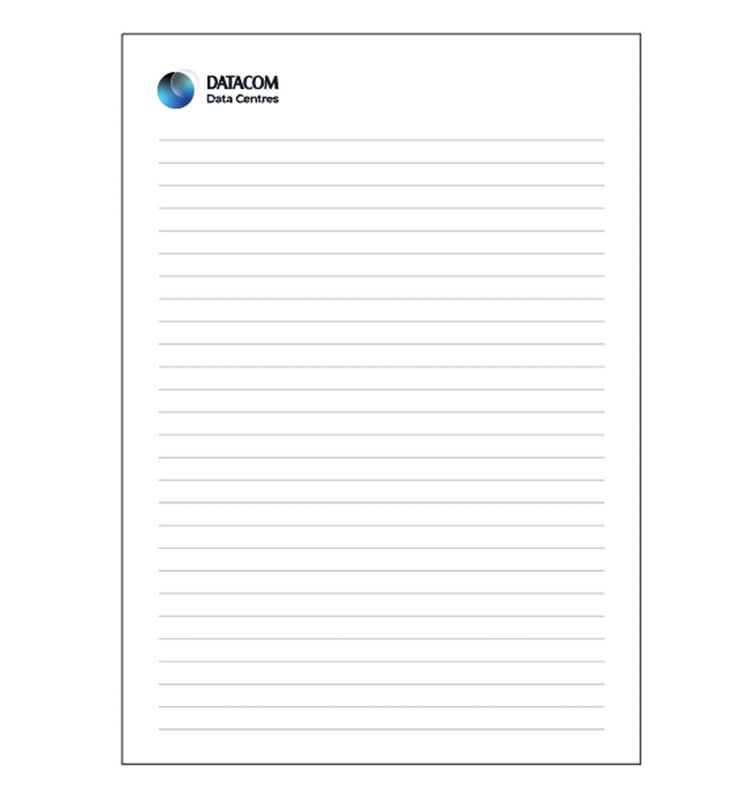 Datacom A6 Note Pad – 50 Leaves