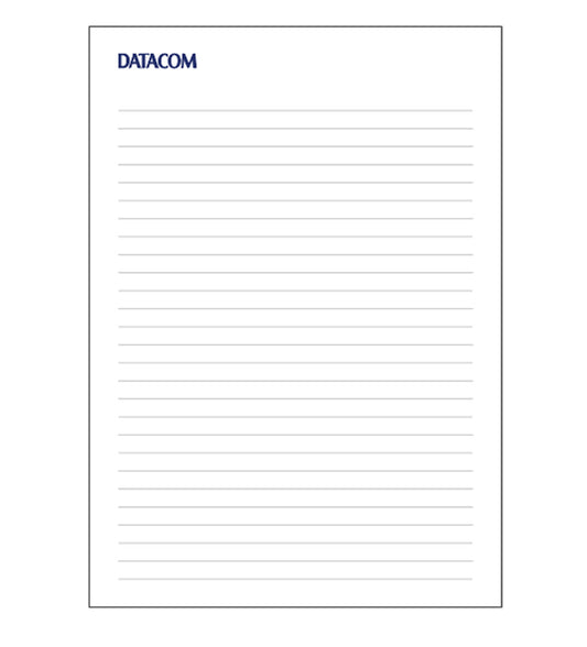Datacom A6 Note Pad – 50 Leaves