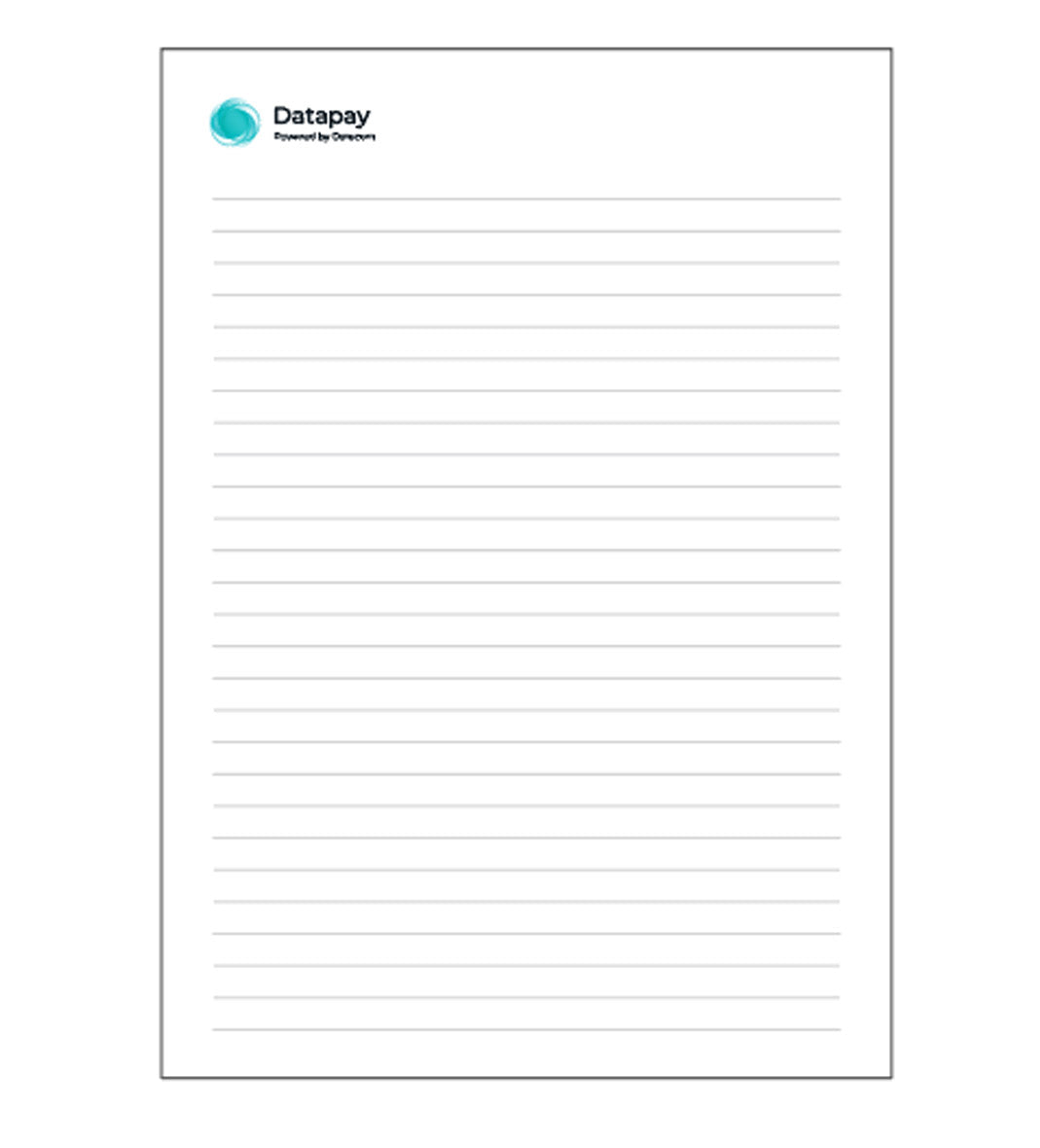 Datacom A6 Note Pad – 50 Leaves
