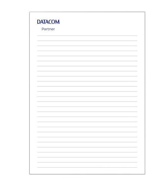 Datacom Partner A6 Note Pad – 50 Leaves