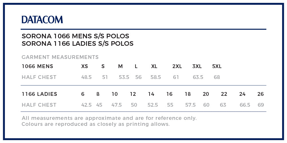 Datascape SORONA Polos for Men & Women